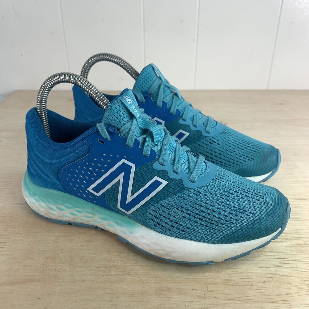 New Balance 520 V7 Running Shoe Blue/White Athletic Sneakers Women's Size 6.5